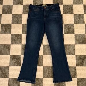 Democracy Dark Blue Flare Jeans w/Stretch